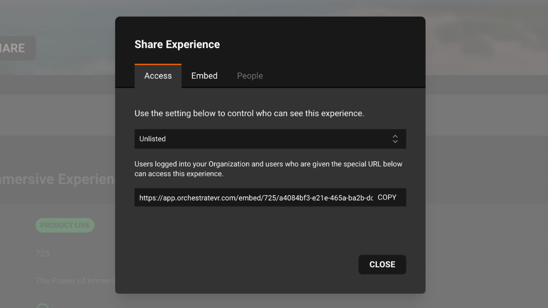 Sharing Your Experiences
