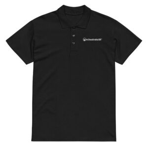 unisex-premium-pique-polo-shirt-black-front-692e417201199.jpg OrchestrateXR Unisex Polo Shirt